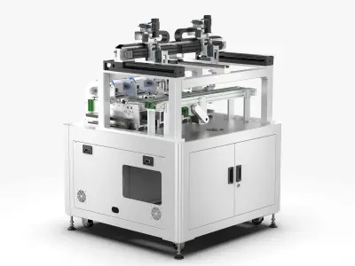 Automatic Four Labeling Machine 3D model