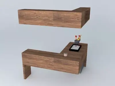 Mobile Bar Corner Free 3D model