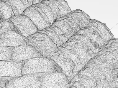 Sushi set 3D scan 3D model