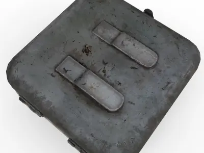 First aid kit  Low-poly 3D model