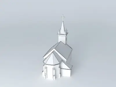 Szentmihályfa rk temploma Kostol Michal na Ostrove Free 3D model