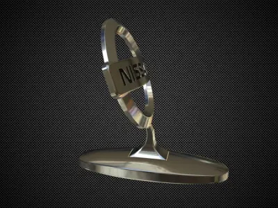 nissan logo 3D model