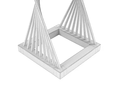 Loft style chair - Wood chair Free 3D model
