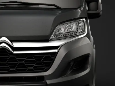 Citroen Jumper Relay Chassis Truck Crew Cab 3450 WB 2020 3D model