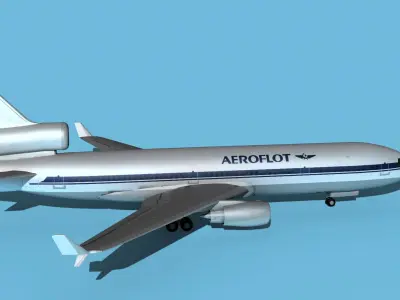McDonnell Douglas MD-11 Aeroflot 3D model