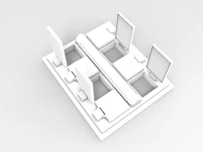 Vertical Launcher Missile Ship 3D print model