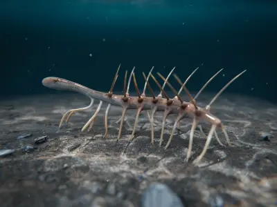 Hallucigenia Free low-poly 3D model