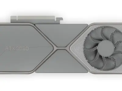 RTX 3080 Founders Edition NVIDIA 3D model