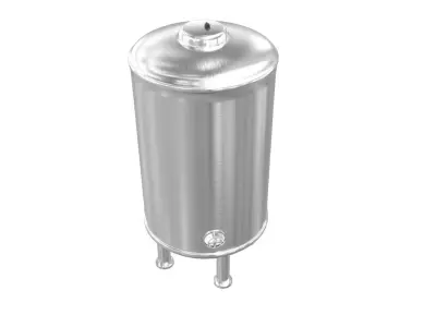 Ozone Tank Low-poly 3D model