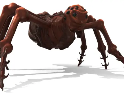 Organism 42-A Low-poly 3D model