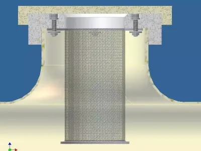 filtro para bidon de resina Free 3D model