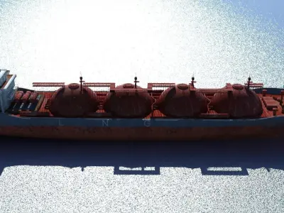 3D LNG Tanker 3D model