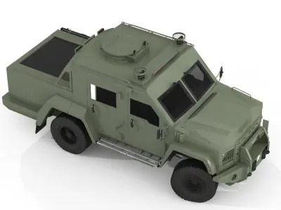 Lenco BearCat X-3  3D model