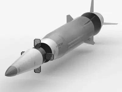 Kinzhal Kh-47M2 Low-poly 3D model