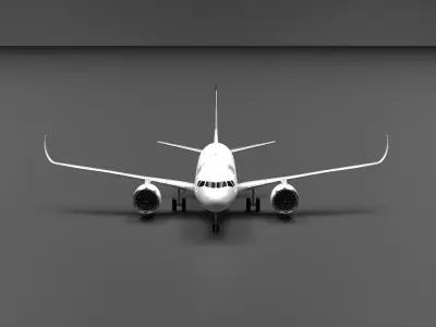 Airbus A320 NEO Lufthansa Livery 3D model