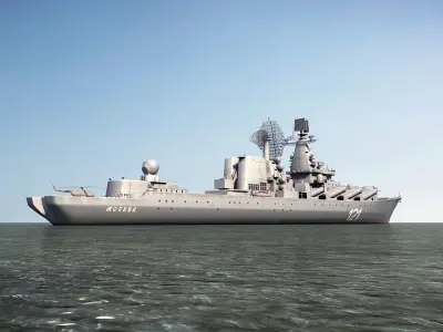 Moscow missile Cruiser 3D model