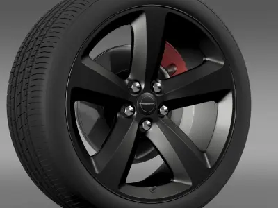 Chrysler 300S wheel 3D model