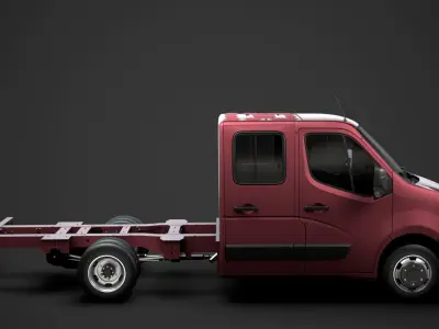 Nissan NV400 CrewCab DW E20 Chassis 2014 3D model