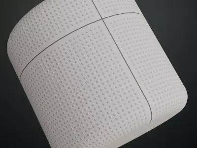 Acoustic Perforated Ceiling Panel PBR Seamless Texture