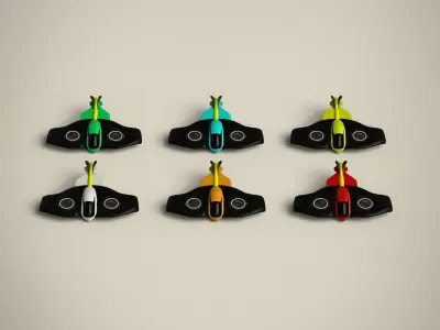 Aircraft Set 3D model