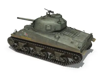 M4A2 Sherman - Colorado 3D model