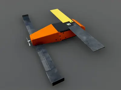 Perdix UAV Low-poly Low-poly 3D model