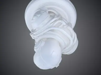 Sci-Fi Pilot Bust Cyberpunk Aviator Statue PM-377 3D print model