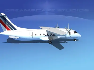 Dornier Do-328-130 Air France 3D model