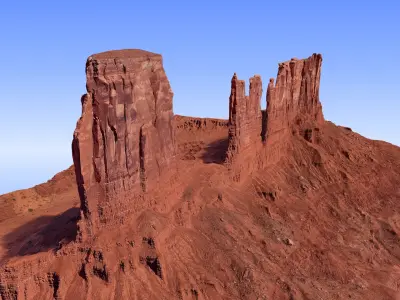 Monument Valley HD 24K 3D model purchase