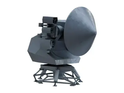 STIR 12 EO Mk2 radar 3D model