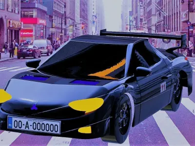 Mitsubishi 3000gt 98 Free 3D model
