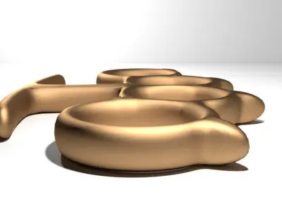 Brass Knuckle - Type 2 3D model