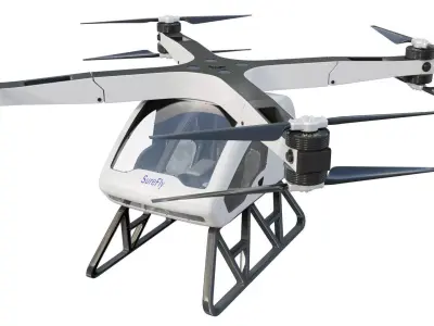 Workhorse Surefly Air Taxi 3D model