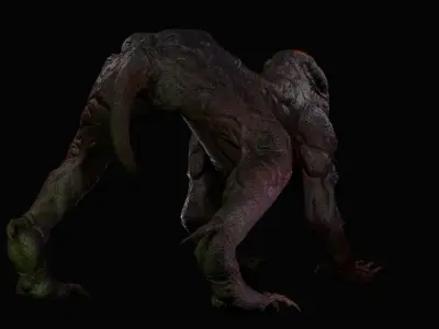 Bio Hound Free low-poly 3D model