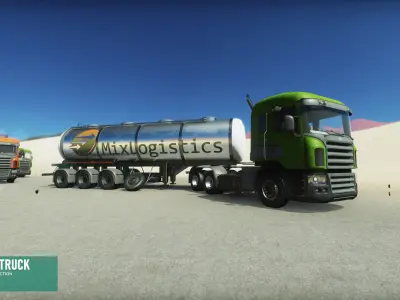 Big truck - construction vehicle 3D model