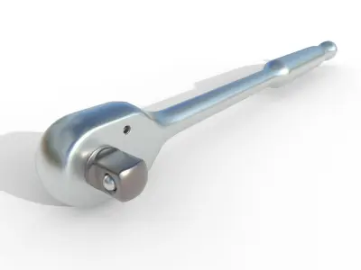 Ratcheting Wrench 02 Low-poly 3D model