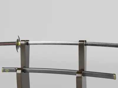 Yami the Shadow Katana 3D model
