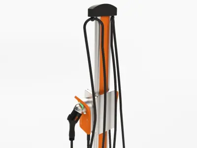 Electric Vehicle Chargepoint Part 03 3D model