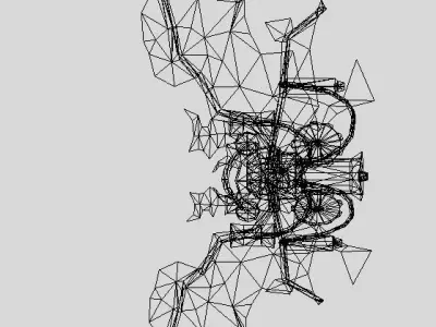 mechanic Wing Low-poly 3D model