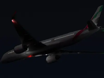 Emirates A350-900 Model 3D model