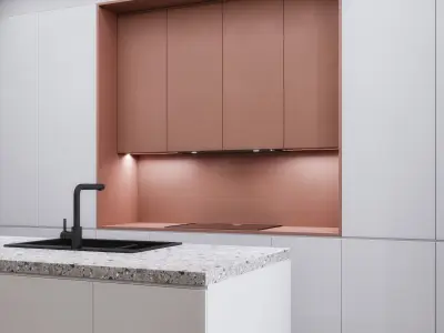 Kitchen Modern 3D model shop