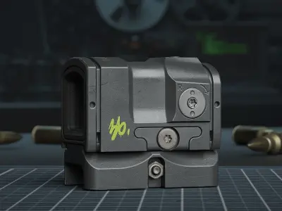 Aimpoint ACRO Default - Replica GameReady Low-poly 3D model