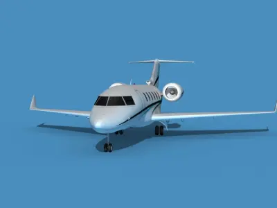 Bombardier CL-604 Challenger V02 3D model