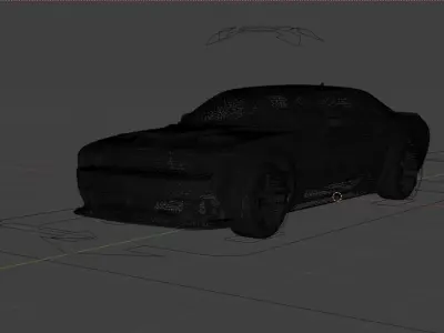 DODGE HELLCAT RIGGED Free 3D model