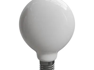  Globe Opaque Light Bulb Model 