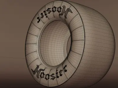 Hoosier Racing Slick Tire 3D model