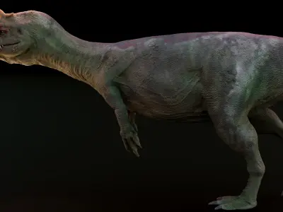 Dilophosaurus dinosaur 3D model