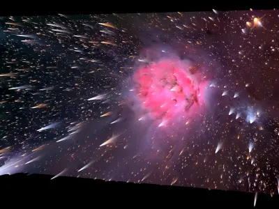 Cocoon Nebula 3D model