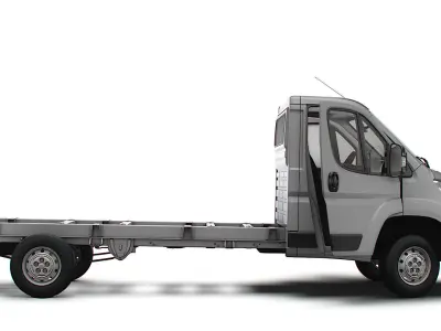 Citroen Jumper Chassis Truck SCab 4035WB HQInterior 2023 3D model