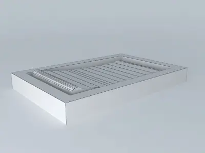 Rocker On Off Switch for Cisco Power Supplies 3D model